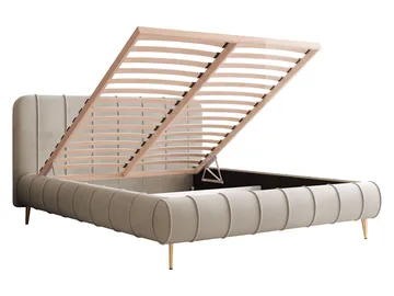 Calrosin Sängram på ben 120x200 cm med Förvaring - Vit - Möbler - Säng - Säng med förvaring