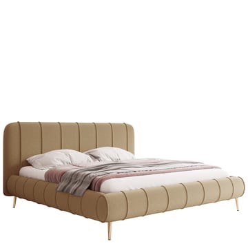 Calrosin Sängram på ben 200x200 cm med Förvaring - Mörkbeige - Möbler - Säng - Säng med förvaring