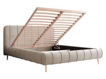 Calrosin Sängram på ben 180x200 cm med Förvaring - Rosa - Möbler - Säng - Säng med förvaring