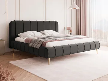 Calrosin Sängram på ben 140x200 cm med Förvaring - Grå - Möbler - Säng - Säng med förvaring
