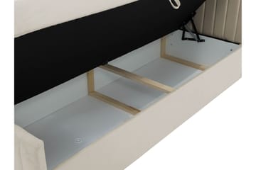 Calrosor Sängpaket Kontinentalsäng med Förvaring 140x200 cm - Beige - Möbler - Säng - Kontinentalsäng