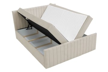 Calrosor Sängpaket Kontinentalsäng med Förvaring 140x200 cm - Svart - Möbler - Säng - Kontinentalsäng