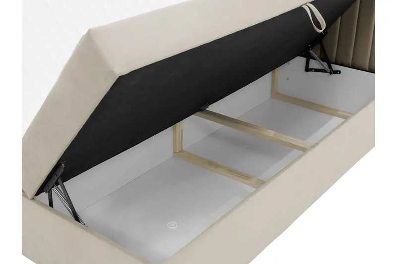 Calrosor Sängpaket Kontinentalsäng med Förvaring 160x200 cm - Rosa - Möbler - Säng - Kontinentalsäng