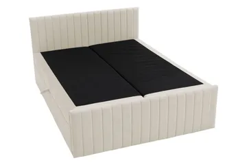 Calrosor Sängpaket Kontinentalsäng med Förvaring 180x200 cm - Grå - Möbler - Säng - Kontinentalsäng