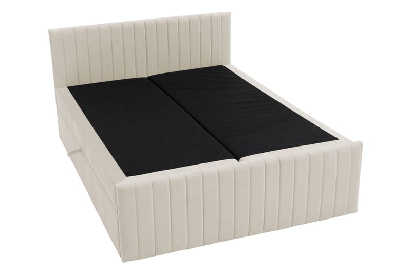Calrosor Sängpaket Kontinentalsäng med Förvaring 180x200 cm - Grå - Möbler - Säng - Kontinentalsäng