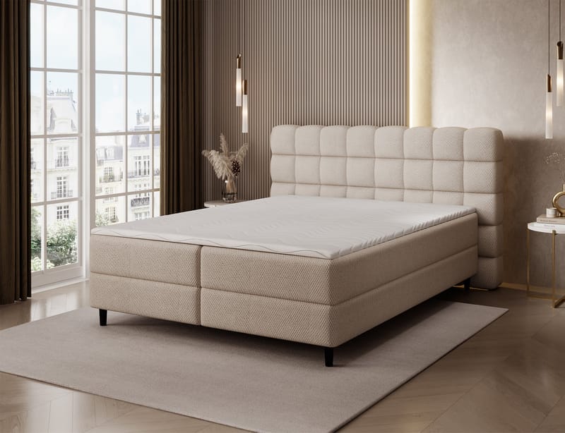 Camma Sängpaket Kontinentalsäng med förvaring 140x200 cm - Calmora 18 - Möbler - Säng - Kontinentalsäng