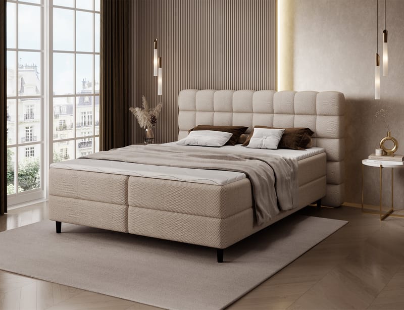 Camma Sängpaket Kontinentalsäng med förvaring 140x200 cm - Calmora 18 - Möbler - Säng - Kontinentalsäng
