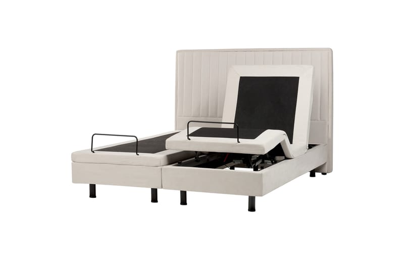 Carleigh Sängram 160x200 cm - Beige - Möbler - Säng - Ställbar säng