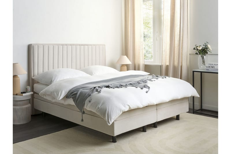 Carleigh Sängram 160x200 cm - Beige - Möbler - Säng - Ställbar säng