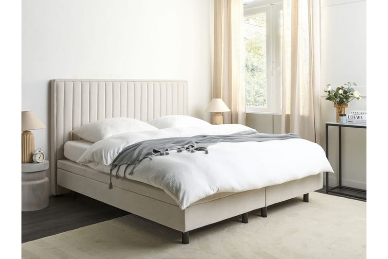 Carleigh Sängram 180x200 cm - Beige - Möbler - Säng - Sängram & sängstomme