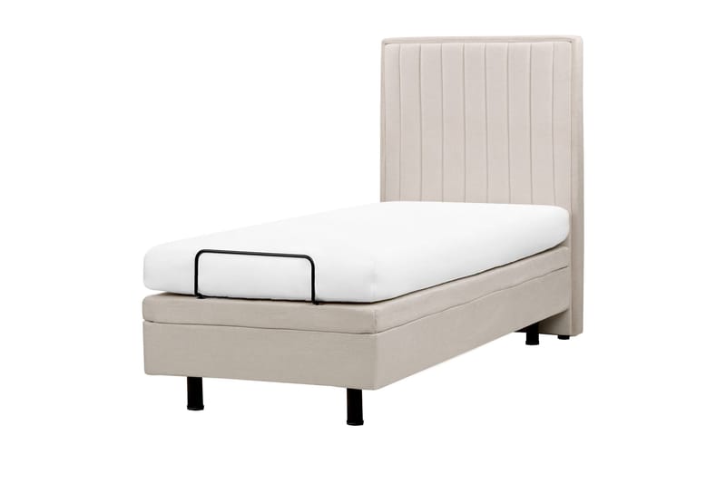 Carleigh Sängram 80x200 cm - Beige - Möbler - Säng - Ställbar säng