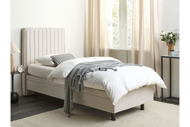 Carleigh Sängram 90x200 cm - Beige - Möbler - Säng - Ställbar säng