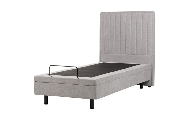 Carleigh Sängram 90x200 cm - Grå - Möbler - Säng - Ställbar säng