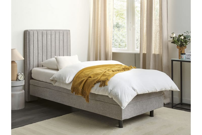 Carleigh Sängram 90x200 cm - Grå - Möbler - Säng - Ställbar säng