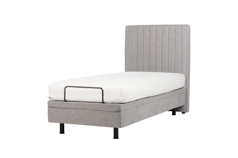 Carleigh Sängram 90x200 cm - Grå - Möbler - Säng - Sängram & sängstomme