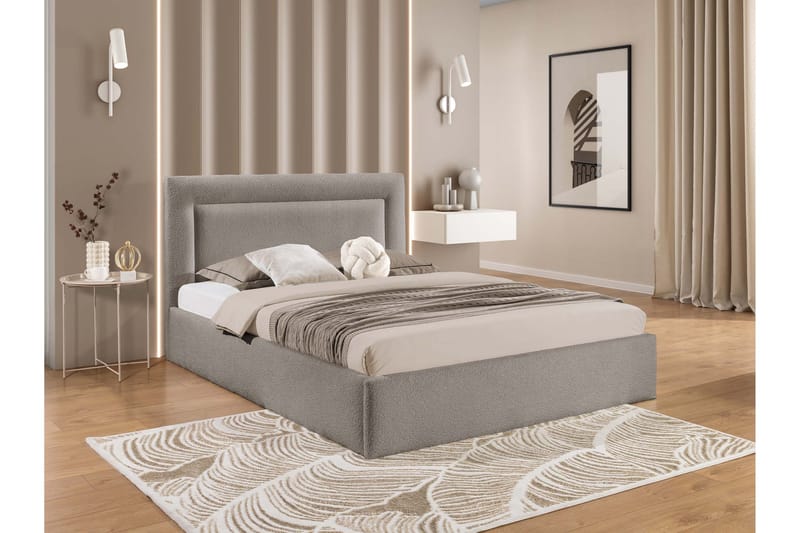 Carve Förvaringssäng - Grå - Möbler - Säng - Säng med förvaring