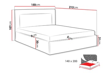 Carve Förvaringssäng - Mint Grön - Möbler - Säng - Säng med förvaring