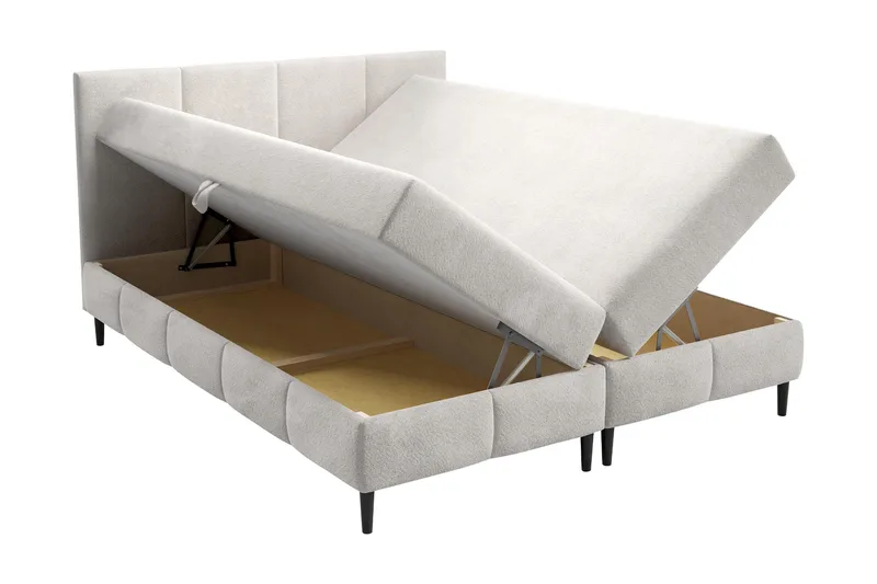 Celestine Förvaringssäng 200x200 cm - Beige - Möbler - Säng - Kontinentalsäng
