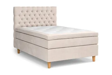 Celine Kontinentalsäng 120x200cm - Beige/Sammet - Möbler - Säng - Kontinentalsäng