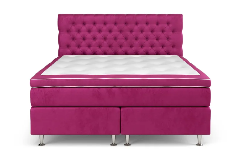Celine Kontinentalsäng 180x200cm - Rosa/Sammet - Möbler - Säng - Kontinentalsäng