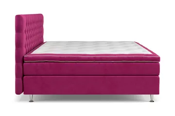 Celine Kontinentalsäng 210x210cm - Rosa/Sammet - Möbler - Säng - Kontinentalsäng