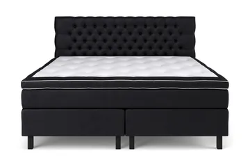 Celine Kontinentalsäng 210x210cm - Svart / Sammet - Möbler - Säng - Kontinentalsäng