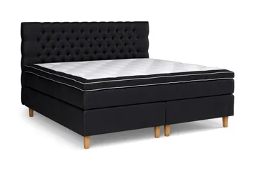 Celine Kontinentalsäng 210x210cm - Svart/Sammet - Möbler - Säng - Kontinentalsäng