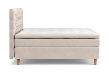 Celine Sängpaket 120x200 cm - Beige/Sammet - Möbler - Säng - Kontinentalsäng