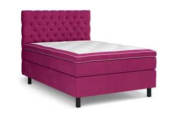 Celine Sängpaket 120x200 cm - Rosa/Sammet - Möbler - Säng - Kontinentalsäng