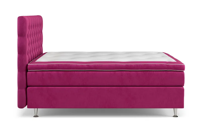 Celine Sängpaket 120x200 cm - Rosa/Sammet - Möbler - Säng - Kontinentalsäng