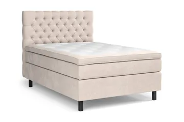 Celine Sängpaket 140x200cm - Beige/Sammet - Möbler - Säng - Kontinentalsäng