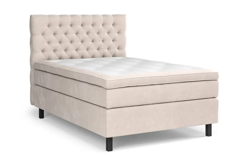 Celine Sängpaket 140x200cm - Beige/Sammet - Möbler - Säng - Kontinentalsäng