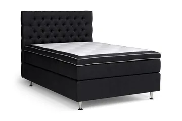 Celine Sängpaket 140x200cm - Svart/Sammet - Möbler - Säng - Kontinentalsäng