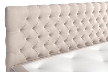 Celine Sängpaket 160x200cm - Beige / Sammet - Möbler - Säng - Kontinentalsäng