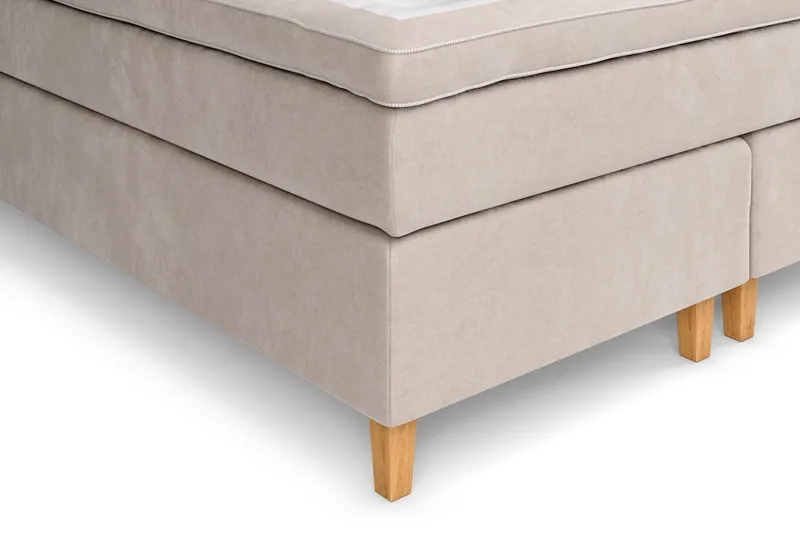 Celine Sängpaket 160x200cm - Beige/Sammet - Möbler - Säng - Kontinentalsäng