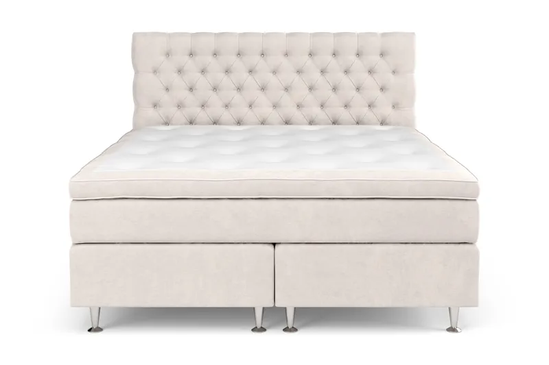 Celine Sängpaket 180x200 cm - Beige / Sammet - Möbler - Säng - Kontinentalsäng