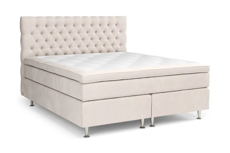 Celine Sängpaket 180x200 cm - Beige/Sammet - Möbler - Säng - Kontinentalsäng
