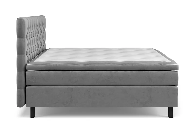 Celine Sängpaket 180x200 cm - Grå/Sammet - Möbler - Säng - Kontinentalsäng