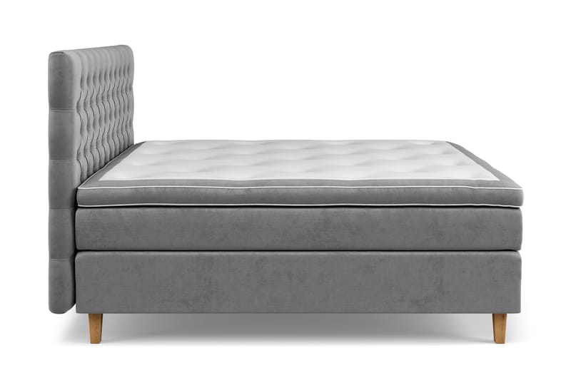 Celine Sängpaket 180x200 cm - Grå/Sammet - Möbler - Säng - Kontinentalsäng