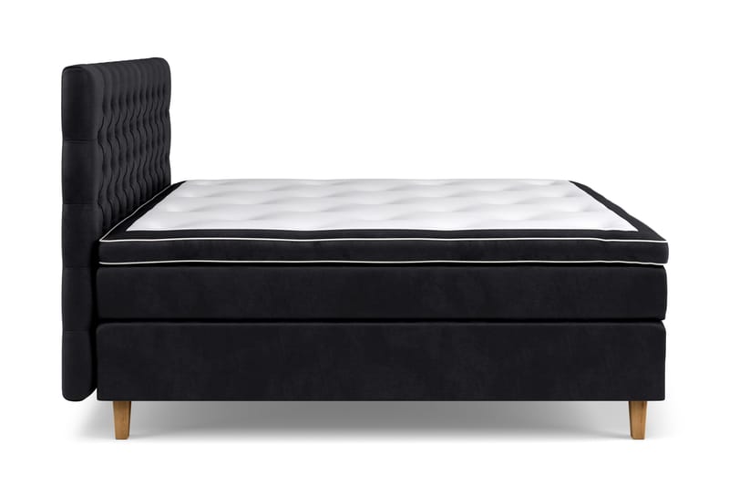 Celine Sängpaket 180x200 cm - Svart/Sammet - Möbler - Säng - Kontinentalsäng