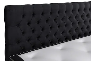 Celine Sängpaket 180x200 cm - Svart/Sammet - Möbler - Säng - Kontinentalsäng