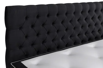 Celine Sängpaket 180x200 cm - Svart/Sammet - Möbler - Säng - Kontinentalsäng