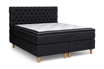 Celine Sängpaket 180x200 cm - Svart/Sammet - Möbler - Säng - Kontinentalsäng