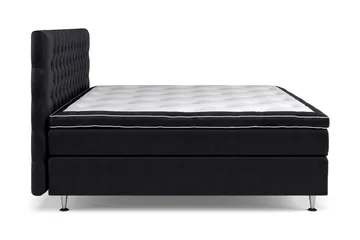 Celine Sängpaket 210x210cm - Svart / Sammet - Möbler - Säng - Kontinentalsäng