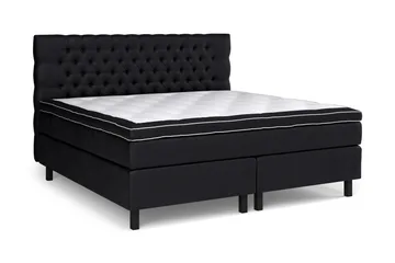 Celine Sängpaket 210x210cm - Svart/Sammet - Möbler - Säng - Kontinentalsäng