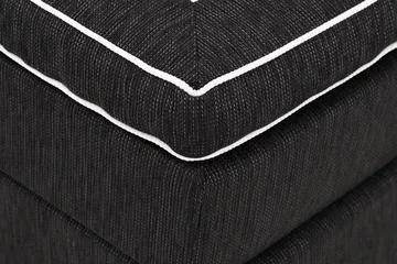 Charleston Kontinentalsäng 160x200 Fast Polyeterskum - Svart - Möbler - Säng - Kontinentalsäng
