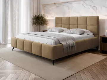 Cinerea Sängram med förvaring 160x200 cm - brun - Möbler - Säng - Säng med förvaring