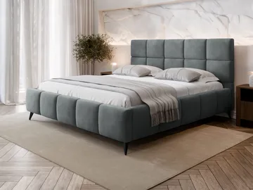 Cinerea Sängram med förvaring 160x200 cm - grå - Möbler - Säng - Säng med förvaring