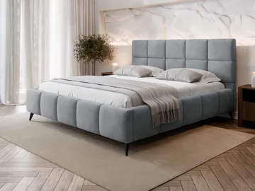 Cinerea Sängram med förvaring 180x200 cm - grå - Möbler - Säng - Säng med förvaring