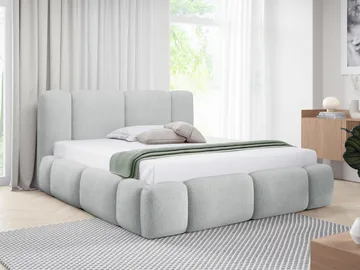 Cirencester Sängram med förvaring 160x200 cm - grå - Möbler - Säng - Säng med förvaring